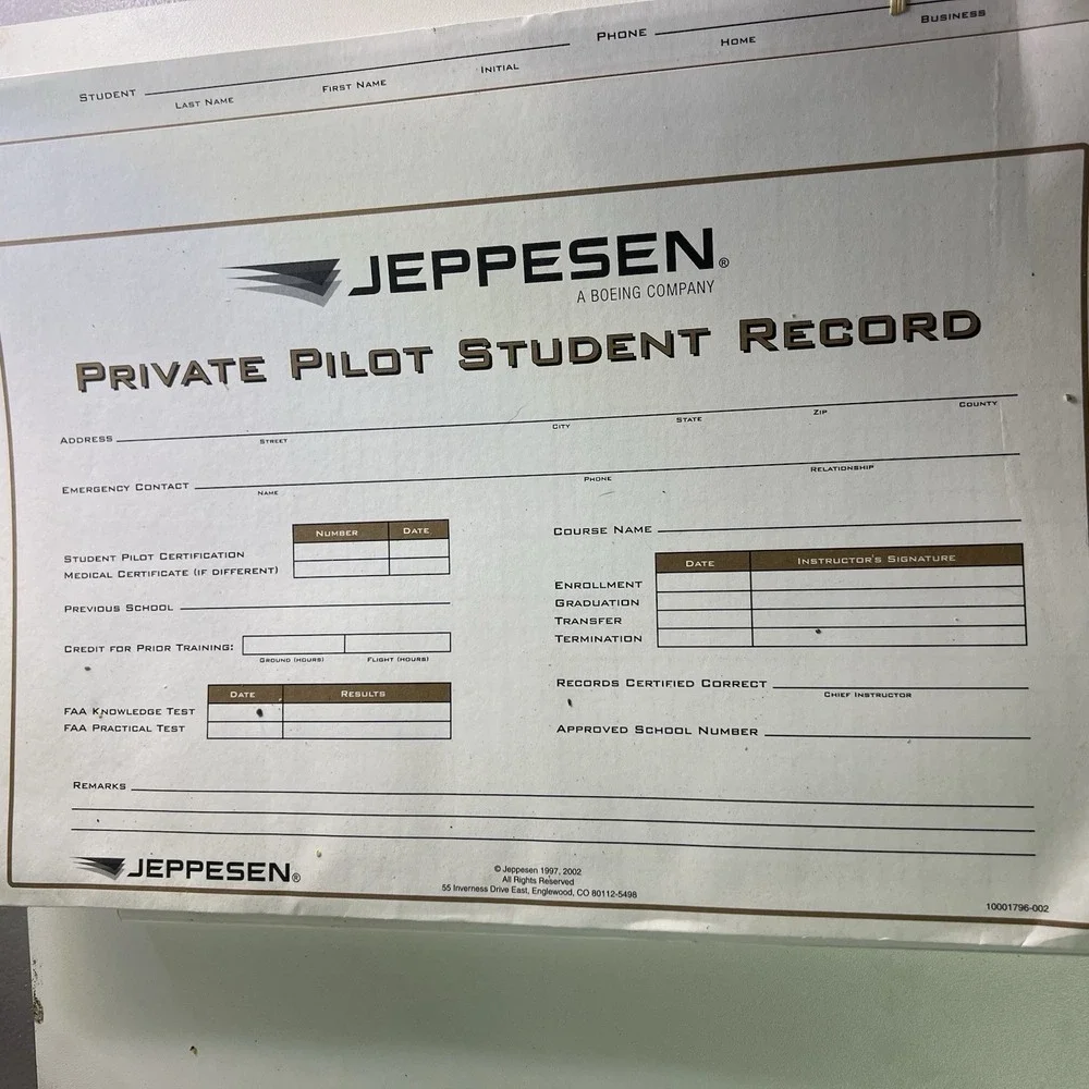 Jeppesen Lot Of 3.Private Pilot Airman Knowledge Test  JS334370-003 - See Photos